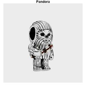 New Pandora ??Star Wars Chewbacca silver charm for jewelry bracelet